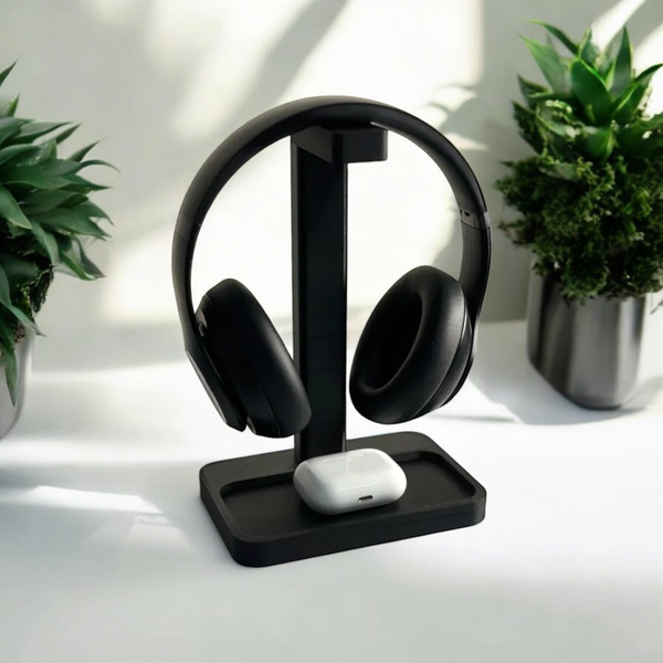 Headset Holder with Tray