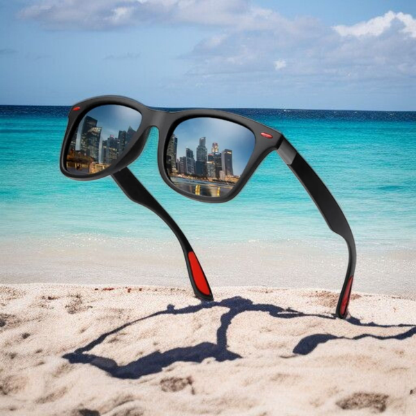 New Fashion Men's Sun Glasses Cycling Sunglasses Car Driving Eyeglasses Classic Design Mirror Square Sun Shades UV400