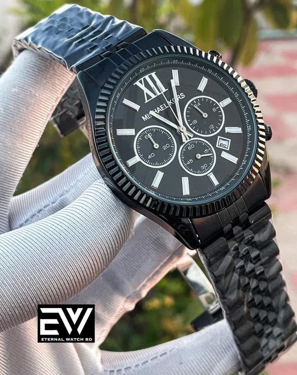 MK CHRONO CH BLACK BODY BLACK  DIAL