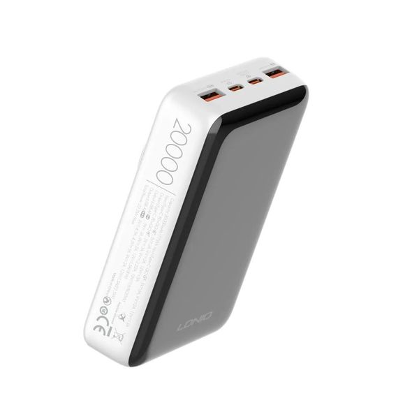 LDNIO PQ18 22.5W 20000mah Magnetic Wireless Power bank – Black Color