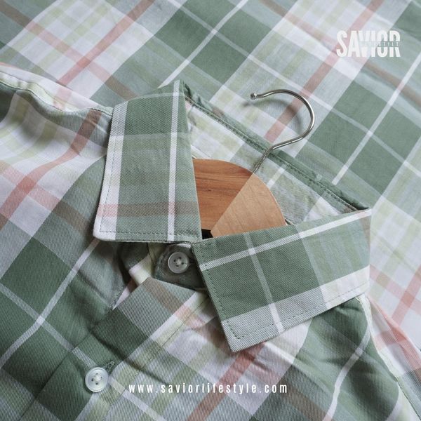 Pastel Green Full Sleeve Pocket Less Shirt
