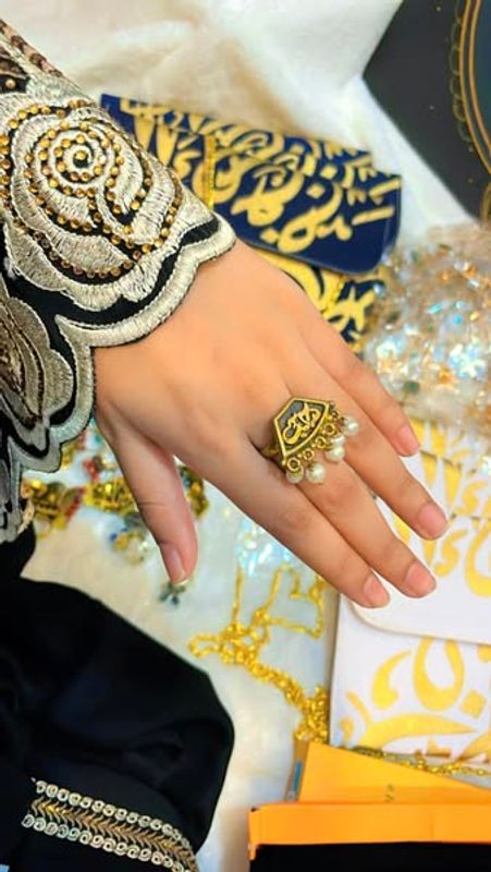 Egyptian Calligraphy Ring