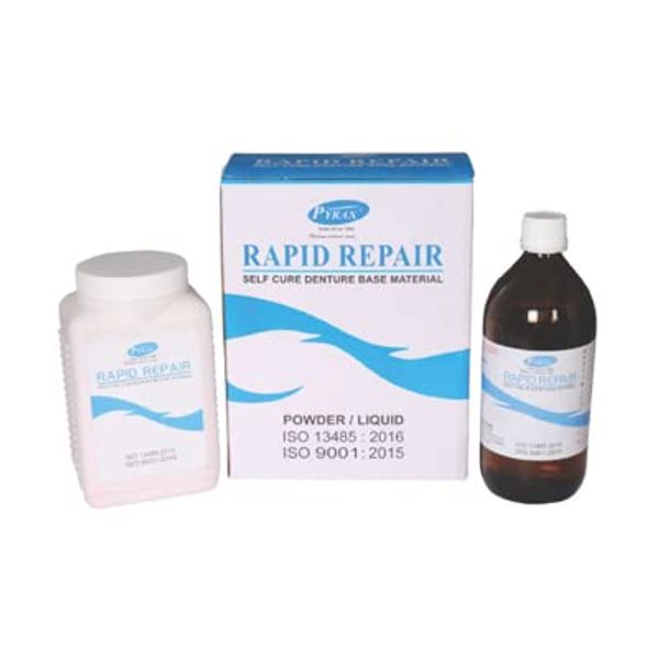 Cold cure powder and liquid