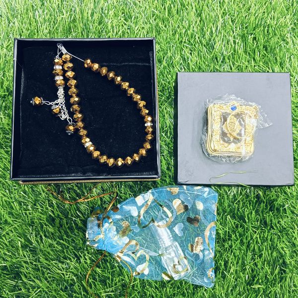 কাবা হাদিয়া বক্স Premium Combo Attar, Tajbee & Mini Quran Package