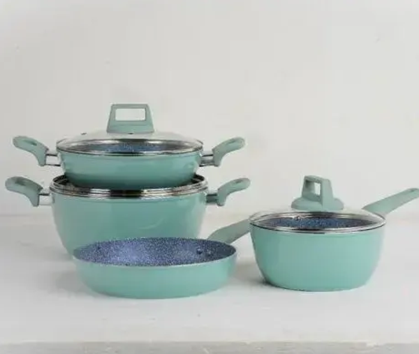 Kiam Die-Casting 7 Set Non-Stick Pan Ceramic Coated