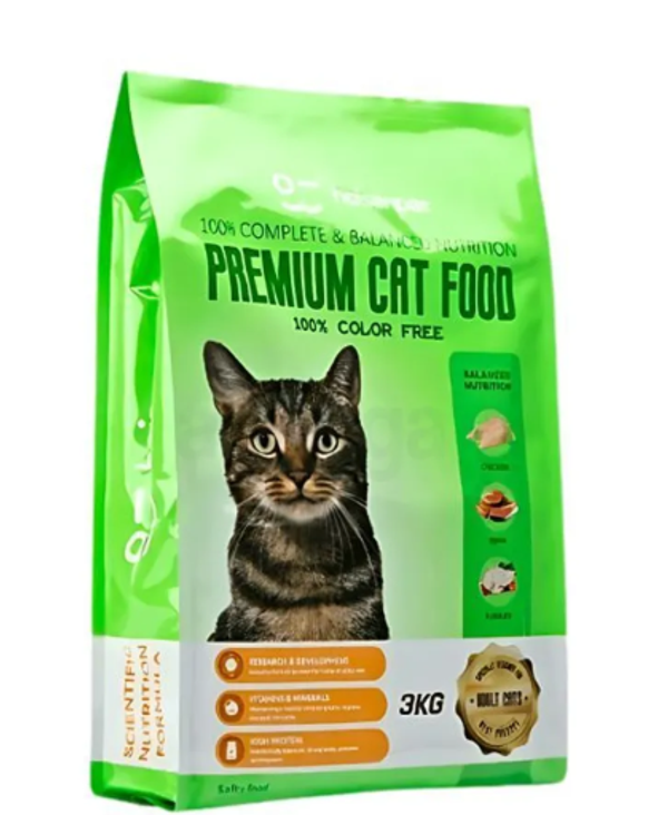 Haisenpet Premium Adult Cat Food Chicken, Tuna & Turkey - 3kg Pack