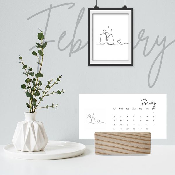 Minimal Desk Calendar - PurePlan Calendar