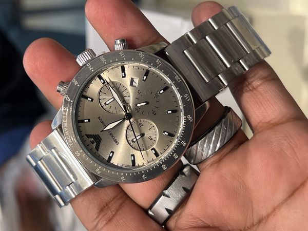ARMANI CH MATT SILVER SILVER DIAL