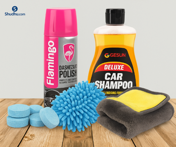 Quick Car Washing Combo Package 5 Item