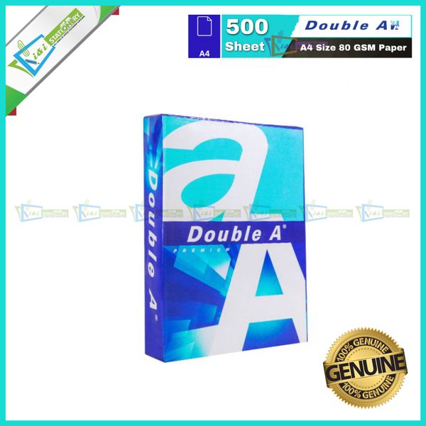 Double A Offset Paper A4 80gsm Thailand Pack of 500sheets