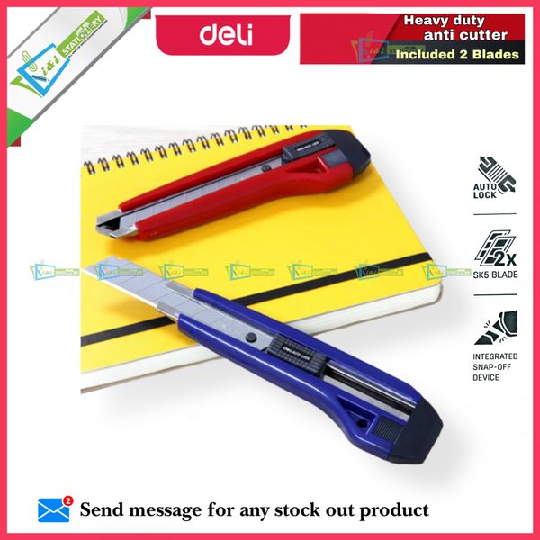 Deli Anti Cutter Heavy  Duty 2041 (Big Size) Color random-1pcs