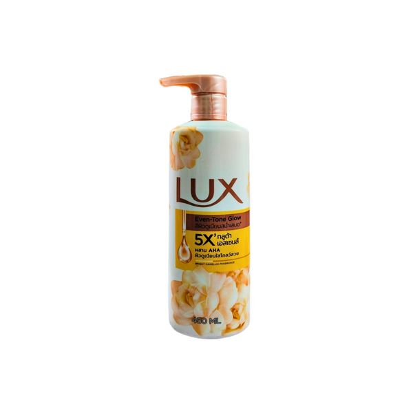 LUX Even Tone Glow Body Wash 450ml (Made in Thailand)