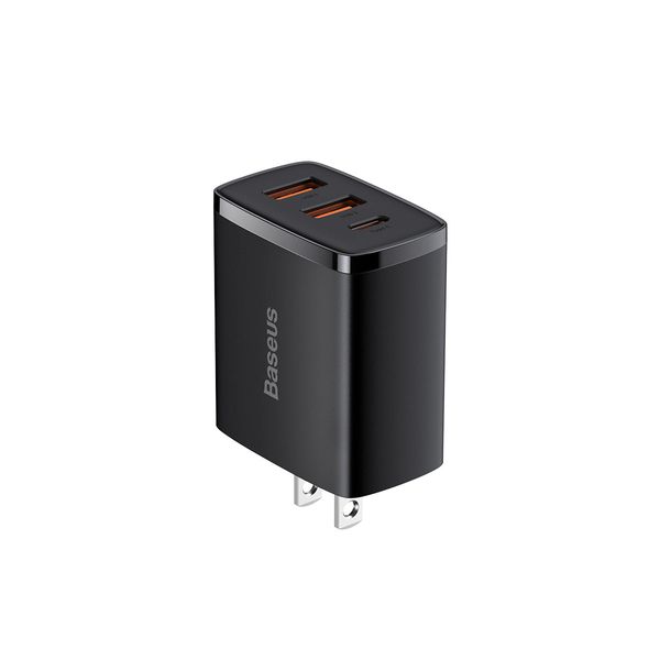 Baseus Compact Quick Charger 2U+C 30W