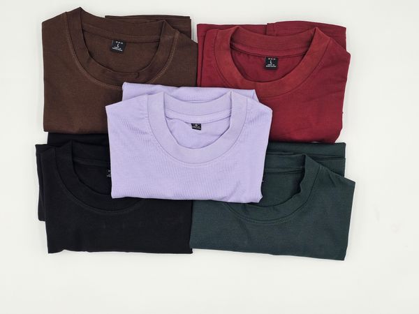 Buy Any 2 Solid Color Drop Shoulder T-shirts - Combo 1