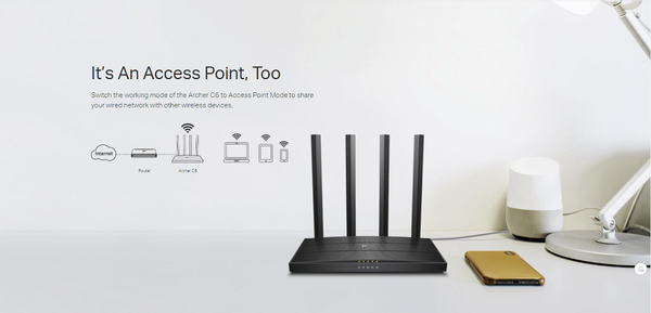 TP-Link Archer C6 Gigabit Dual-Band Wi-Fi Router - Image 4