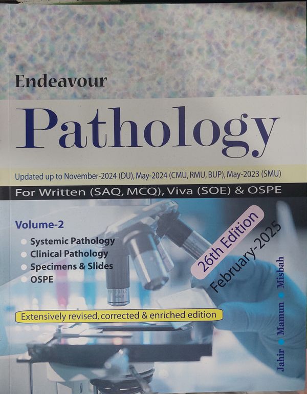 Pathology Endeavour guide 2025