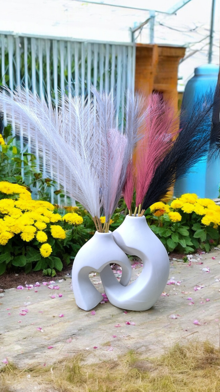 Nordic flower vase 2 piece set ( without flower)