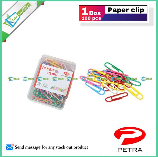 Petra Paper clips Wrapping Wire 29mm Pack of 100pcs