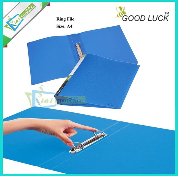 Good Luck Ring File A4 Size Random Color 1 Pcs