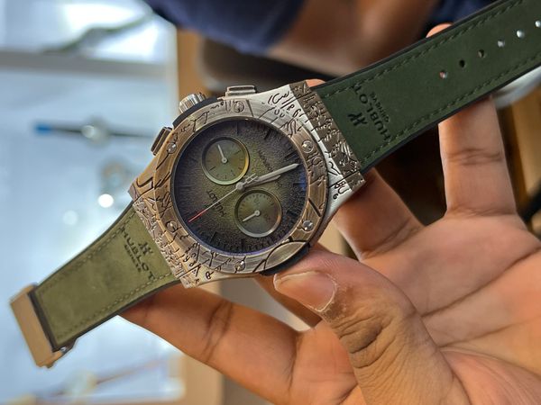 HUBLOT CF SIGNATURE SILVER GREEN - SHAJAN