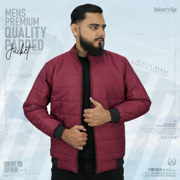 Premium Padding Jacket - Maroon