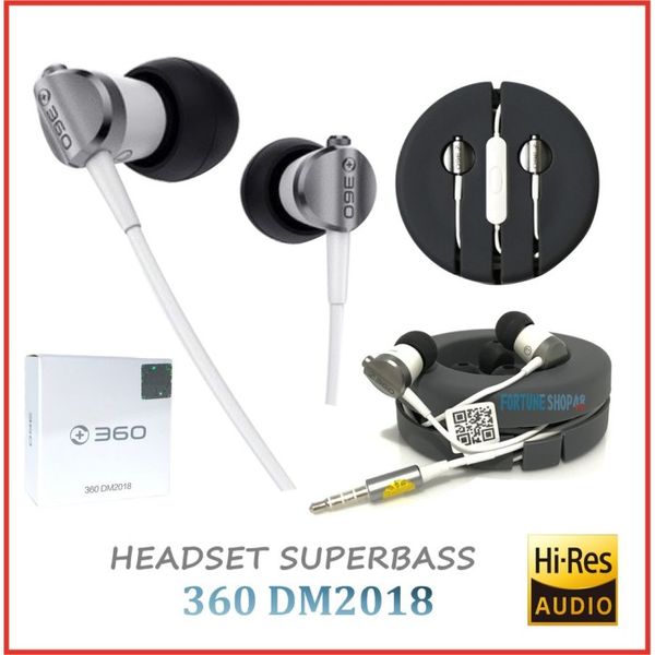 360 DM2018 Wired Earphones With Mic