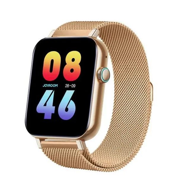 JOYROOM FT5 Fit-Life Series Smart Watch (Answer/Make Call) – Golden Color