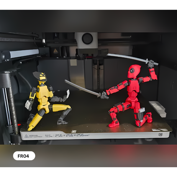 Poseable Red Hero Figure – 3D-Printed Articulated Collectible by InDecorBD