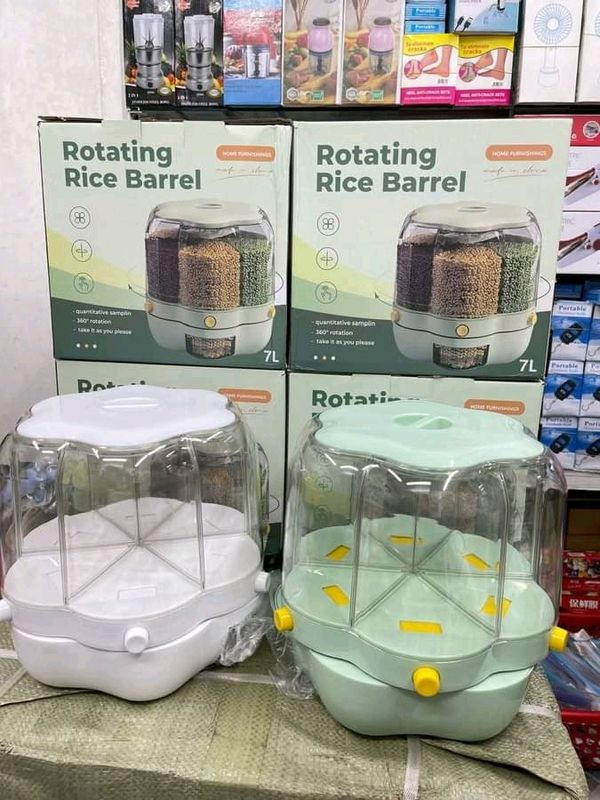 Rotating Rice barral