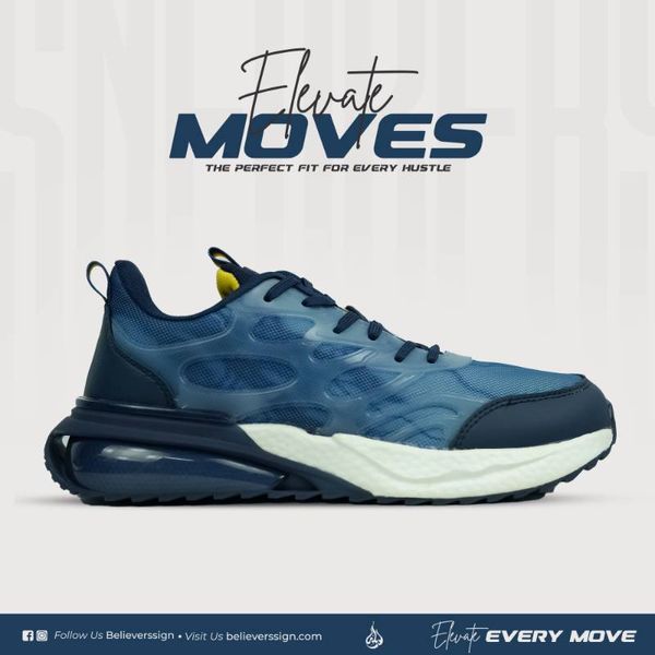 Premium Exclusive Sneakers : Y241012 - Blue & Yellow