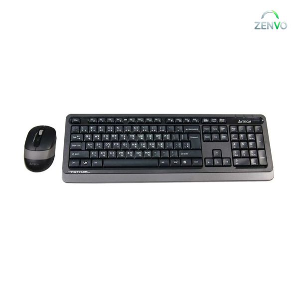 A4TECH FG1010 Wireless Keyboard Mouse Combo with Bangla – Back Color