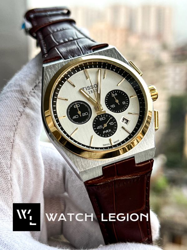 PRX BROWN BELT GOLDEN BEZEL