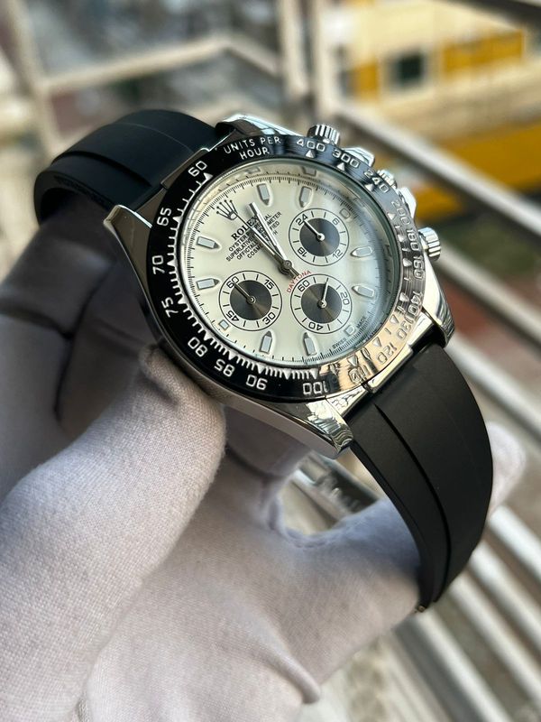 Rolex Daytona White Dial Belt AA