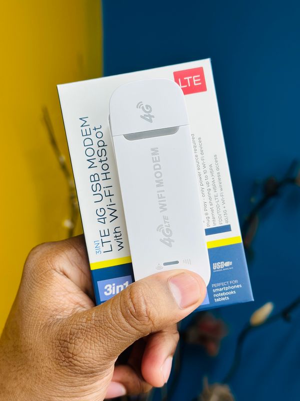 4G LTE WiFi Modem- Support All Bangladesh SIM Cards- White Color - Image 4