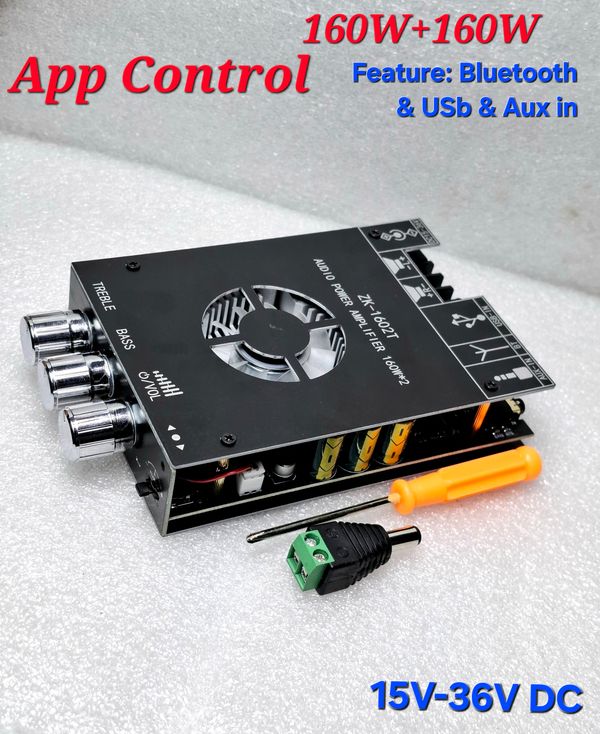 ZK-1602T APP Control Amplifier 160W + 160W ( 2.0)