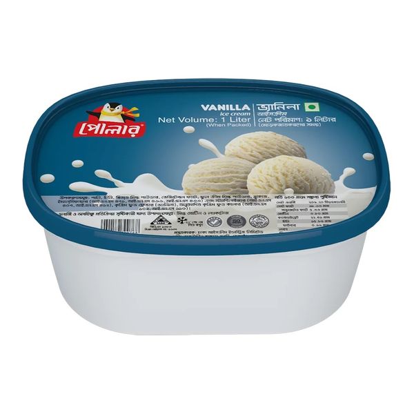 পোলার ভ্যানিলা আইসক্রিম (1000ml)