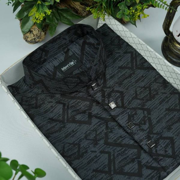Jacquard Print Panjabi - 116