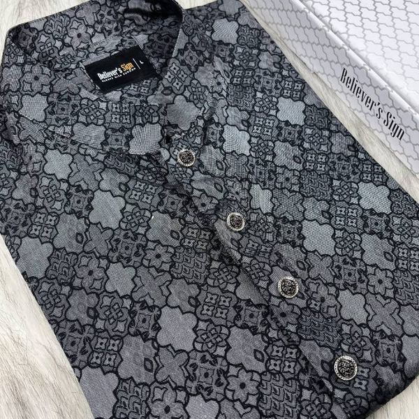 Jacquard Print Panjabi - 101