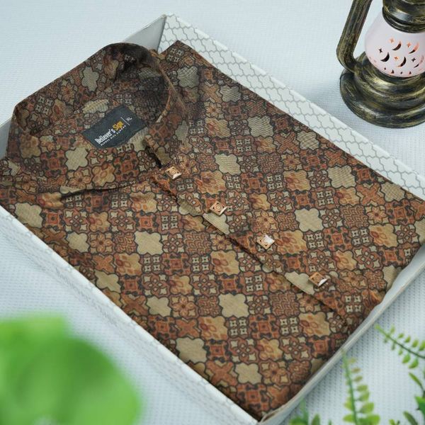 Jacquard Print Panjabi - 105