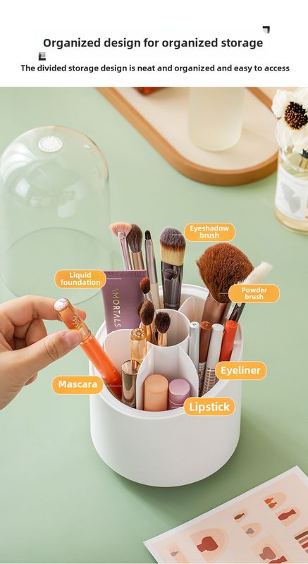 Makeup brushes organiser 360
