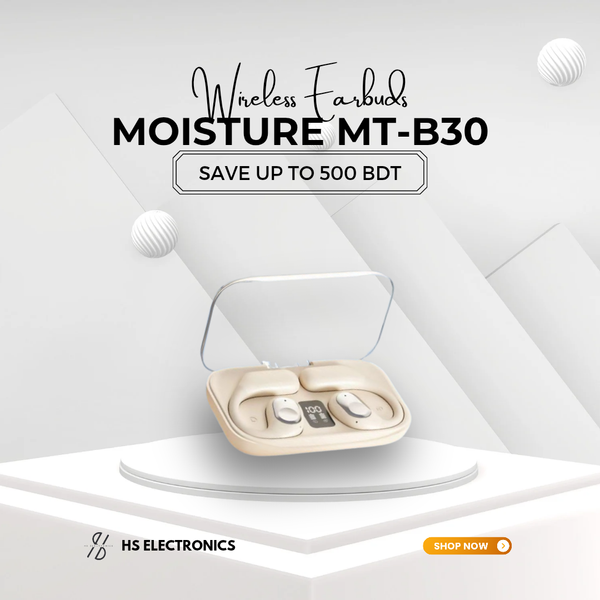MOISTURE MT-B30 WIRELESS EARBUDS
