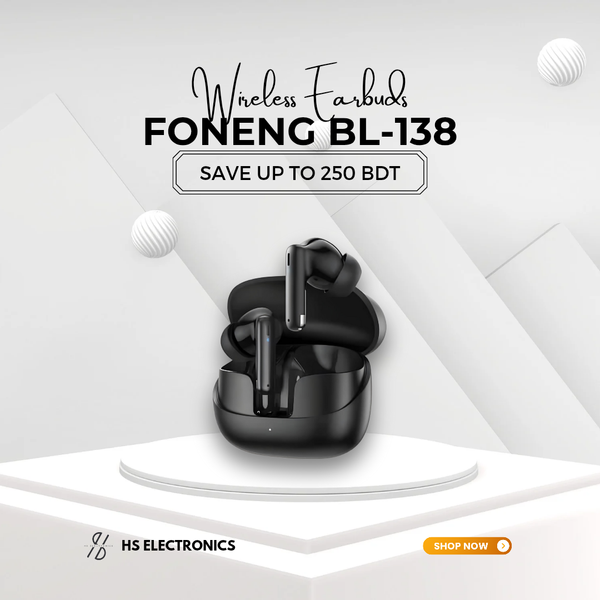 FONENG BL138 TWS BLUETOOTH EARBUDS