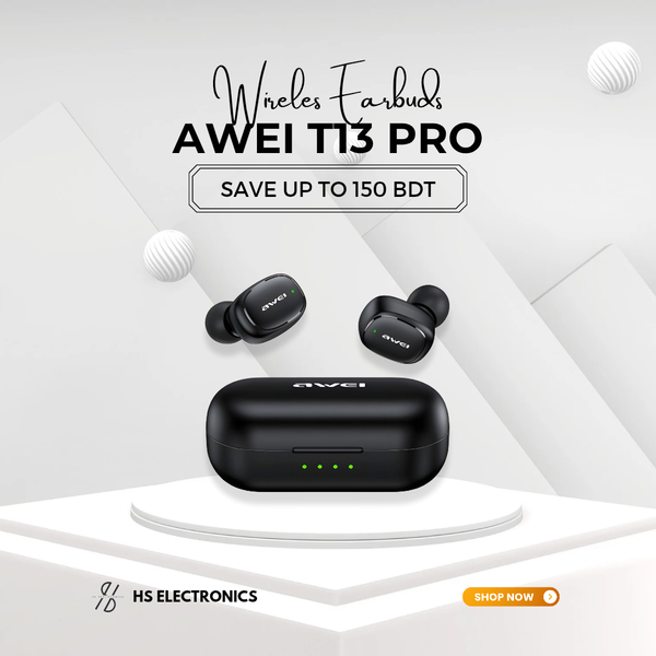 AWEI T13 PRO WIRELESS EARBUDS