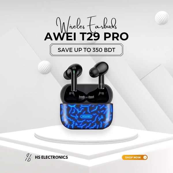 AWEI T29 PRO WIRELESS EARBUDS