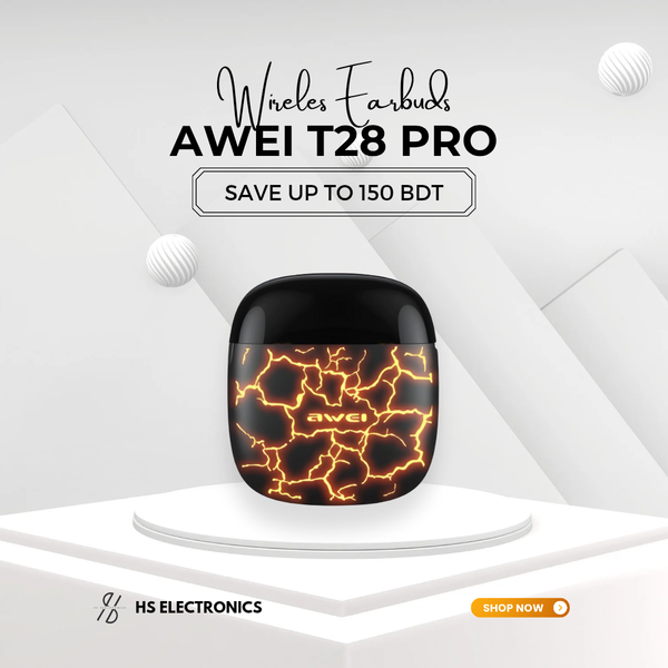 AWEI T28 PRO WIRELESS EARBUDS