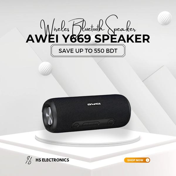 AWEI Y669 WIRELESS BLUETOOTH SPEAKERS