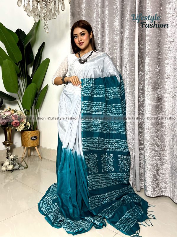 প্রিমিয়াম কোয়ালিটি আরামদায়ক সিল্ক শাড়ি (LF-S-761)
