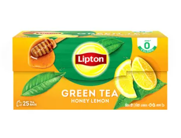 Lipton Green Tea Bag Honey and Lemon 25 pcs