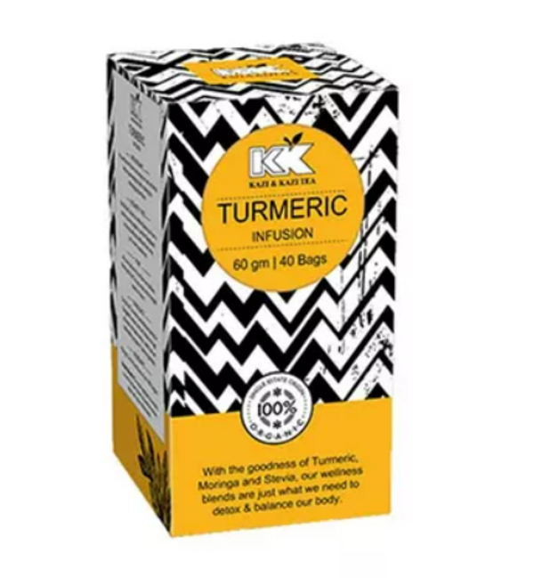 Kazi & Kazi Organic Tea Turmeric Infusion 40 pcs 60 gm