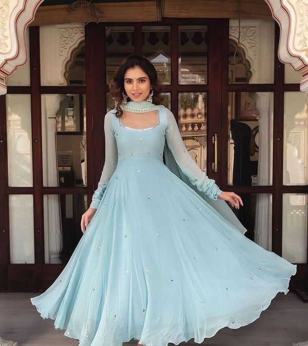 New Georgette Anarkali Gown